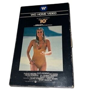 “10” BLAKE EDWARDS BETA WCI HOME VIDEO, DUDLEY MOORE, BO DEREK, JULIE ANDREWS